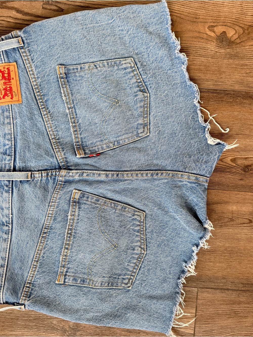 Levi's Mixed Blue Denim Cutoff Shorts Bundle - Women - Picture 8 of 11